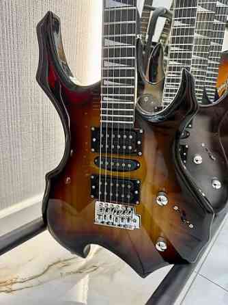 Электрогитара в комплекте струны, плотный чехол, 3 медиатора, ремень Бишкек