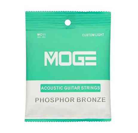 Струны для акустической гитары MOGE MC-11. Обмотка фосфорная бронза Бишкек