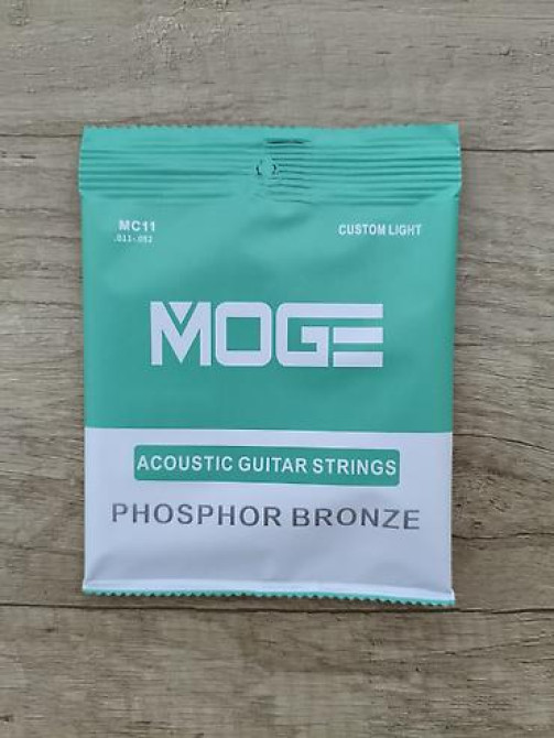 Струны для акустической гитары MOGE MC-11. Обмотка фосфорная бронза Бишкек - изображение 6