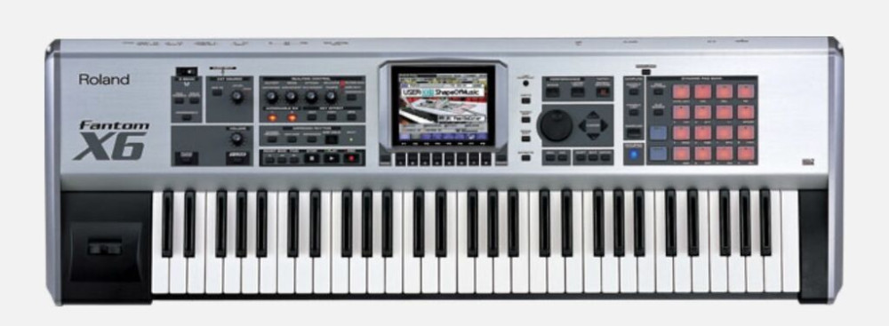 Синтезатор-рабочая станция Roland Fantom-X6 - 61 полноразмерная Бишкек - сүрөт 1