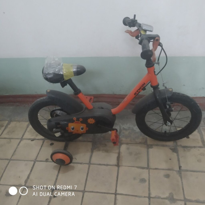 Детский велосипед, 2-колесный, 4 - 6 лет, Для мальчика, Б/у Bishkek - photo 1