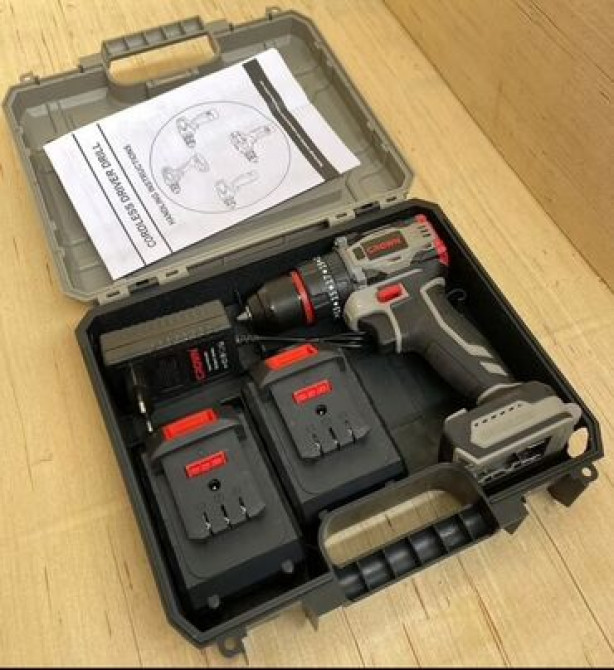 Аккумуляторная дрель-шуруповерт Crown, оснащенная бесщеточным Бишкек - изображение 1