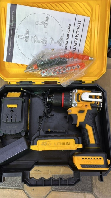 Ударная дрель-шуруповерт с литиевым аккумулятором, представленная в Bishkek - photo 1