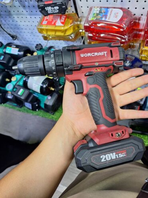 Аккумуляторная дрель-шуруповерт Worcraft с напряжением 20 В и Bishkek - photo 2