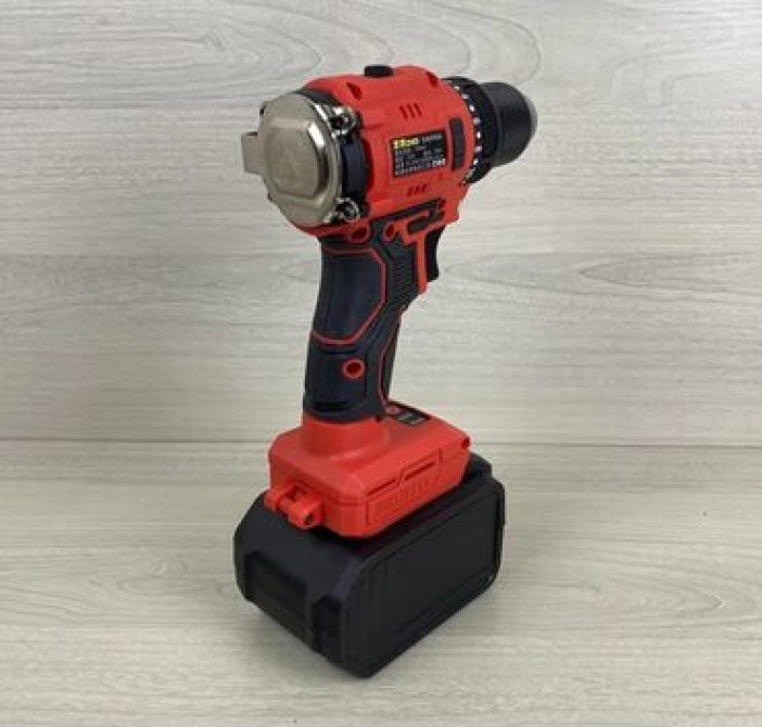 Аккумуляторная дрель-шуруповерт красного цвета, предназначенная для Бишкек - изображение 3