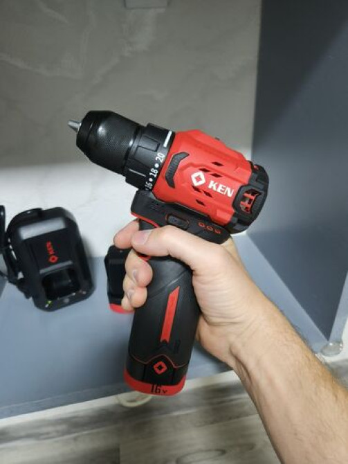 Новый аккумуляторный шуруповёрт KEN BL 7316X — мощный и надёжный! Бишкек - изображение 1