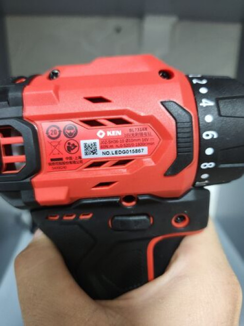 Новый аккумуляторный шуруповёрт KEN BL 7316X — мощный и надёжный! Бишкек - изображение 2