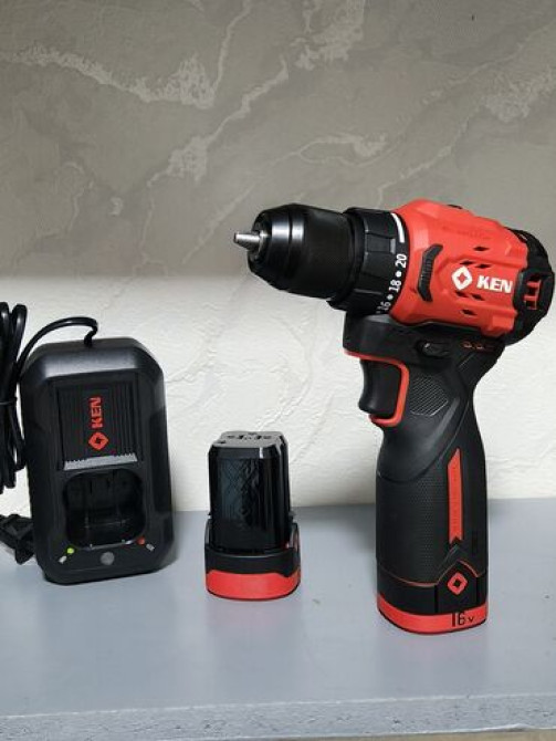 Новый аккумуляторный шуруповёрт KEN BL 7316X — мощный и надёжный! Бишкек - изображение 3