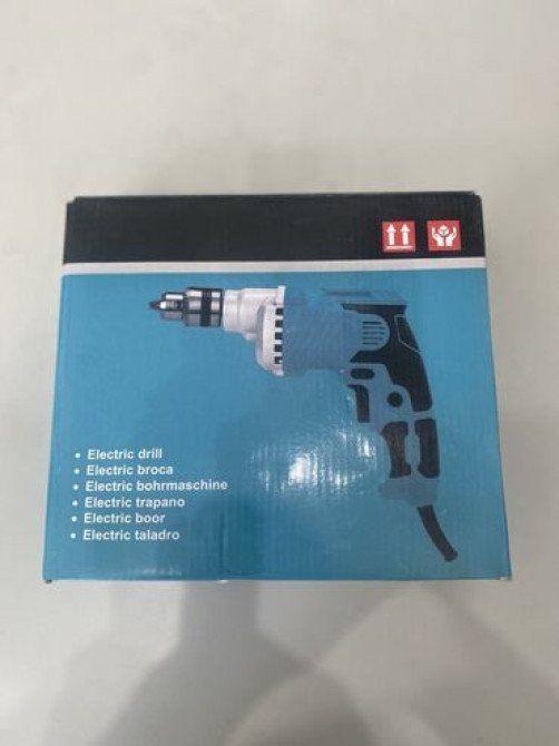 Электродрель Makita в бирюзово-черном корпусе с серебристыми Бишкек - изображение 5