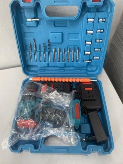 Универсальный аккумуляторный шуруповерт Makita с двумя аккумуляторами Бишкек - изображение 4