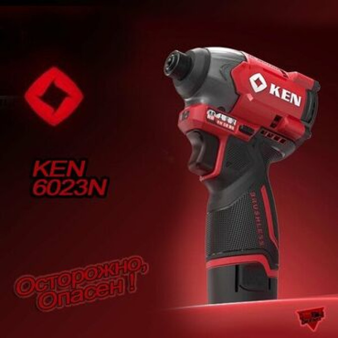 Продаю новый аккумуляторный винтоверт KEN BL6712D 12В. Идеален для Бишкек - изображение 2