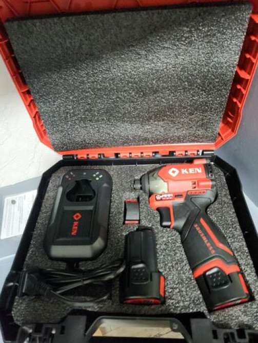 Продаю новый аккумуляторный винтоверт KEN BL6712D 12В. Идеален для Бишкек - изображение 7