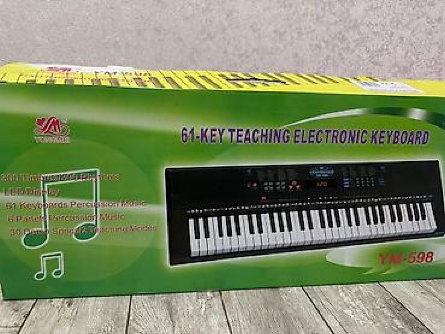 Синтезатор YONGMEI YM-598 — обучающая электронная клавиатура на 61 Бишкек - изображение 3