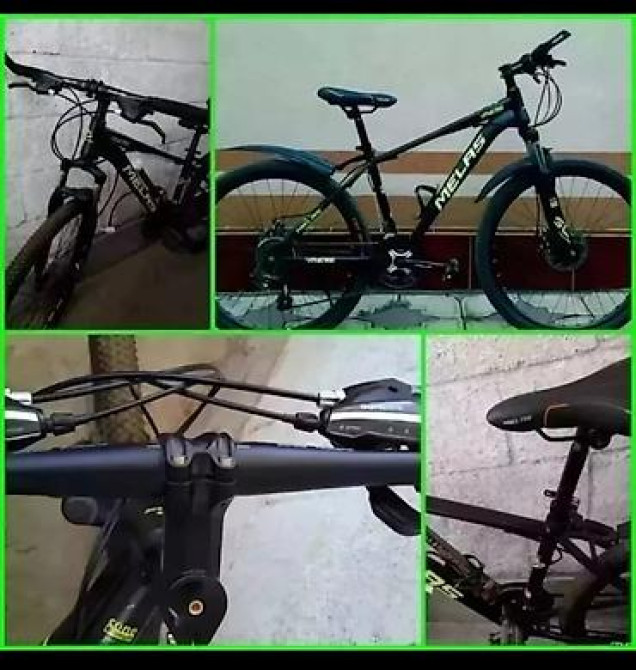 ВЕЛОСИПЕД МЕЛАС. ДИАГОНАЛЬ - 27. РАМА - 18. СКОРОСТЕЙ - 8 Бишкек - изображение 2