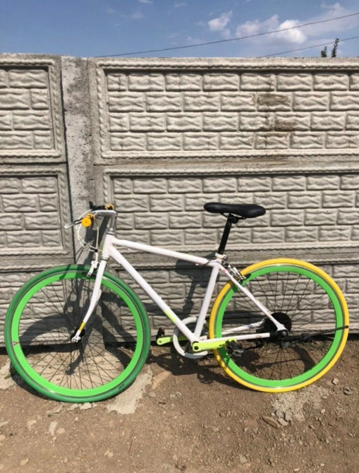 Односкоростный городской велосипед (fixed/сингл-спид стиль) - Рама Бишкек - изображение 1