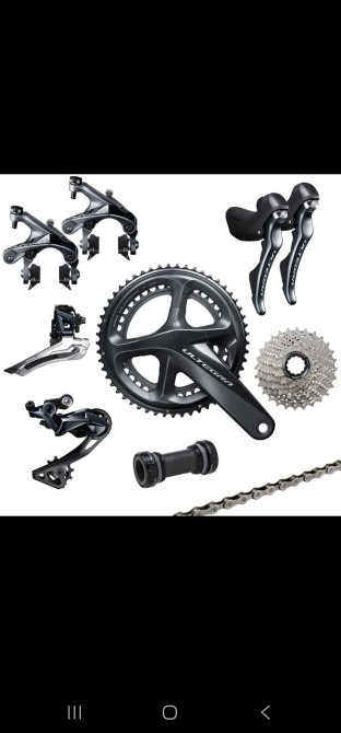 Групсет Shimano Ultegra R8000 для шоссейного велосипеда Состав: - Бишкек - изображение 1
