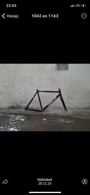 Рамный комплект для шоссейного/трекового велосипеда. - Материал Бишкек - изображение 1