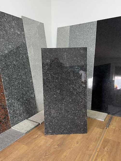 Антрацит и серые граниты темные. Натуральный природный камень гранит Бишкек - изображение 4