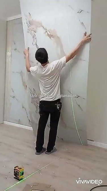 Услуги Всё виды по отделке и укладке: - Отделочные работы гибкий Бишкек - изображение 1