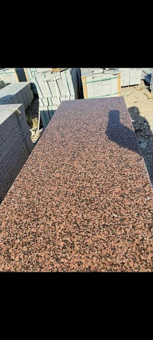 Плиты из натурального гранита различных оттенков, включая красный Бишкек - изображение 4
