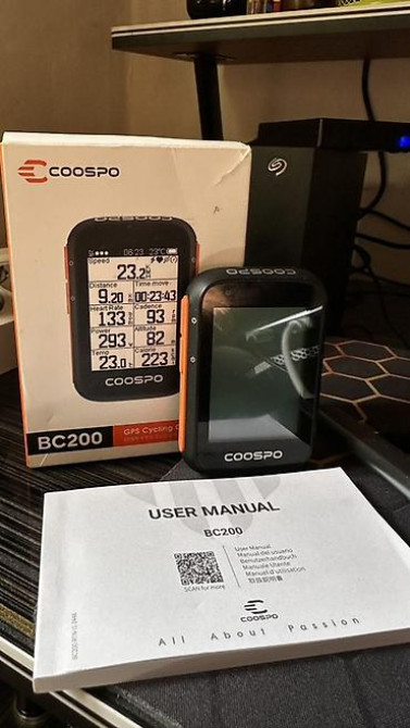 Велокомпьютер COOSPO BC200 (GPS Cycling Computer) -Состояние нового. - Бишкек - изображение 2