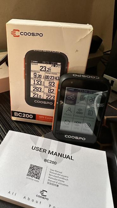 Велокомпьютер COOSPO BC200 (GPS Cycling Computer) -Состояние нового. - Бишкек - изображение 3