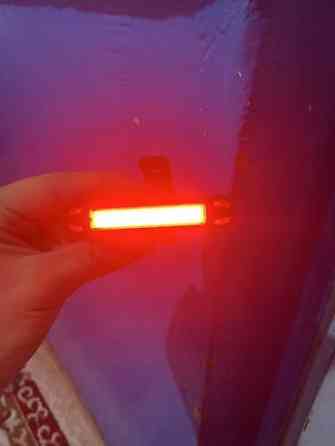 Задний велосипедный фонарь (габарит/стоп) с красным светом Бишкек