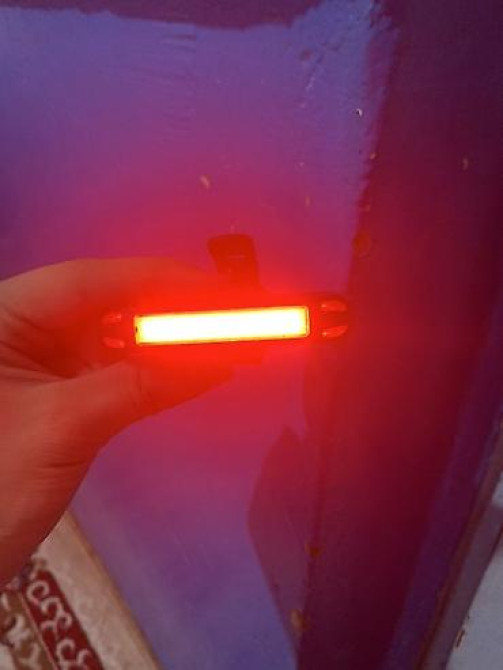 Задний велосипедный фонарь (габарит/стоп) с красным светом Бишкек - изображение 2