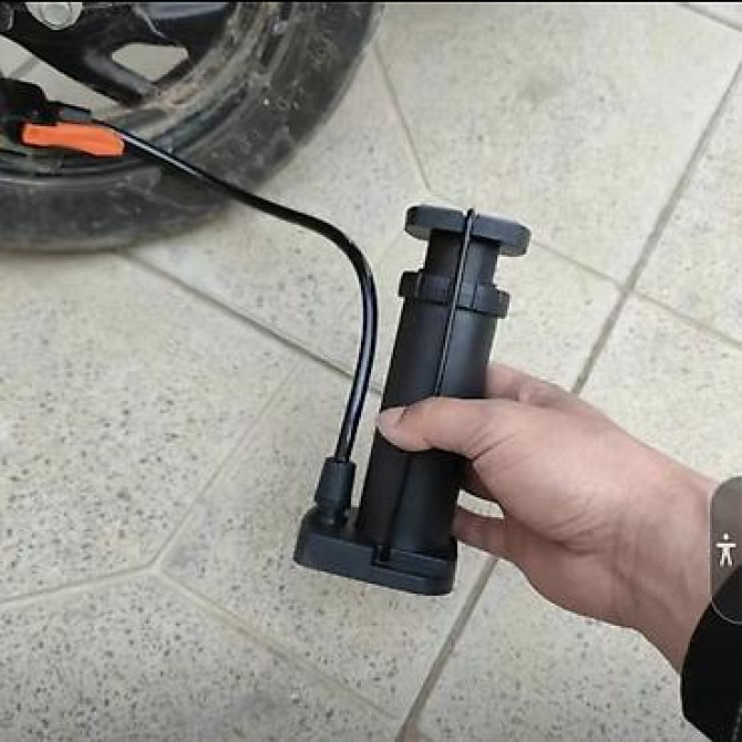 Ножной насос высокого давления, складной, черный - Тип: ножной Бишкек - изображение 3