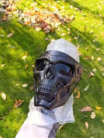 Маски для вело мото ветрозащитные солнцезащитные в наличии чёрные Бишкек