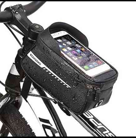 Передняя велосипедная рамная сумка, с сенсорным экраном и держателем Бишкек
