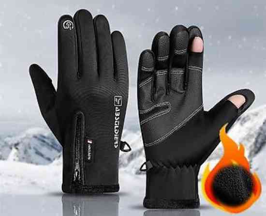 Теплые спортивные перчатки ROCKBROS для холодного сезона. - Бишкек