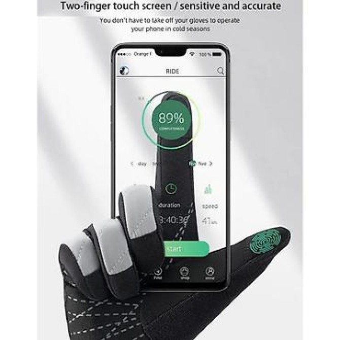 Теплые спортивные перчатки ROCKBROS для холодного сезона. - Бишкек - изображение 6