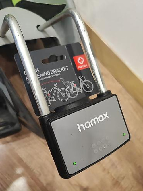 Детское вело кресло Hamax Kiss. Пользовались 2-3 раза. крепление на Бишкек - изображение 2