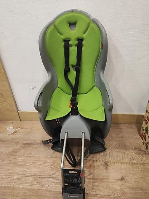 Детское вело кресло Hamax Kiss. Пользовались 2-3 раза. крепление на Бишкек - изображение 1