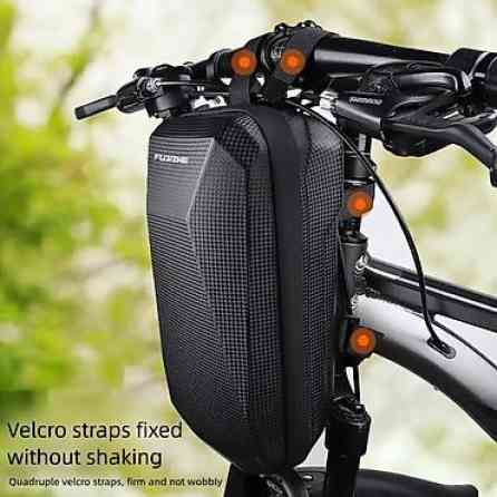 Сумка на велосипед на руль/верхнюю трубу FUZZHE, объем 3 л - Жесткий Бишкек