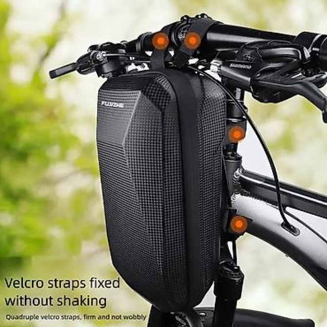 Сумка на велосипед на руль/верхнюю трубу FUZZHE, объем 3 л - Жесткий Бишкек - изображение 2