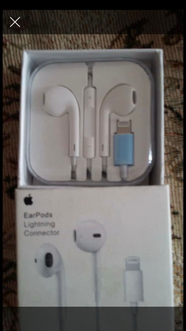 Наушники проводные на IPHONE Китай Бишкек - изображение 1