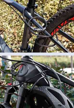 ???? Замок для велосипеда толщиной 6 мм и длиной 1 м - ваш надежный Бишкек