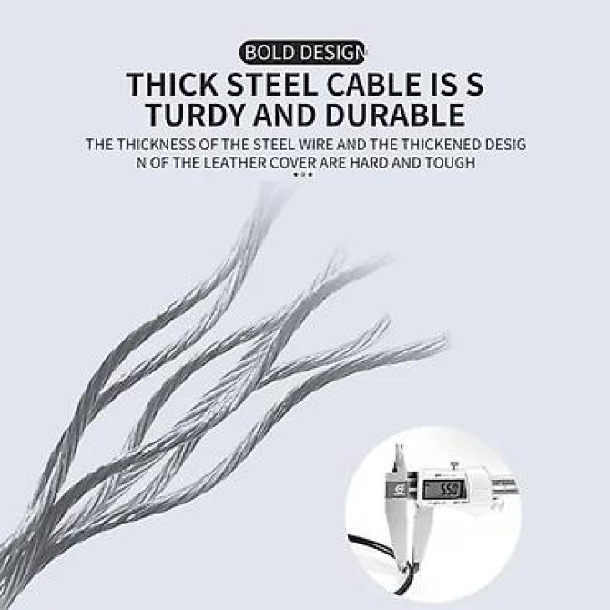 ???? Замок для велосипеда толщиной 6 мм и длиной 1 м - ваш надежный Бишкек - изображение 4