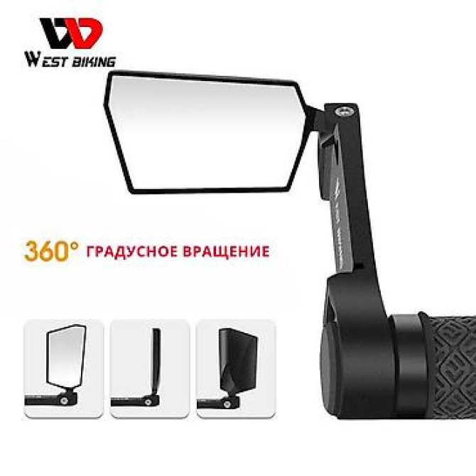 Зеркало заднего вида для велосипеда WEST BIKING – инновационное Бишкек - изображение 2
