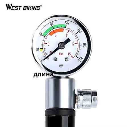 Насос для велосипеда с манометром WEST BIKING – это компактное и Бишкек