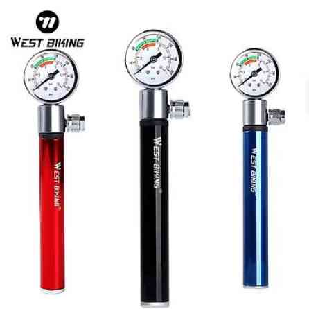 Насос для велосипеда с манометром WEST BIKING – это компактное и Бишкек