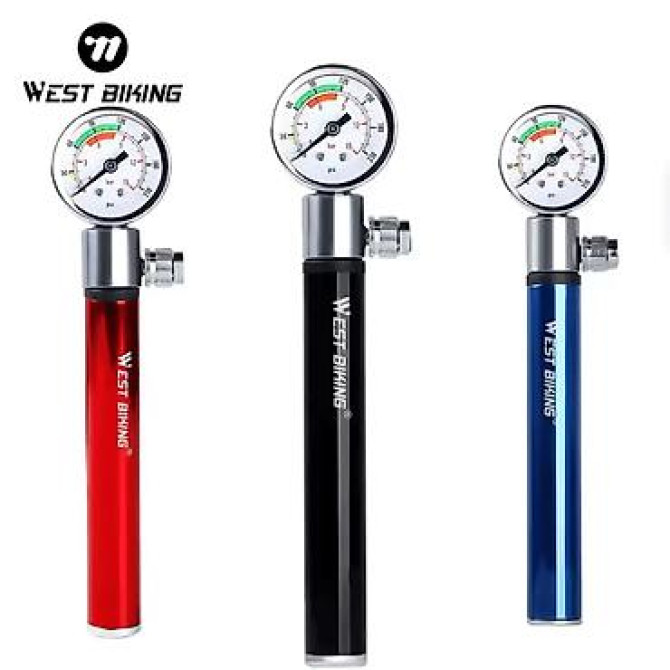 Насос для велосипеда с манометром WEST BIKING – это компактное и Бишкек - изображение 4