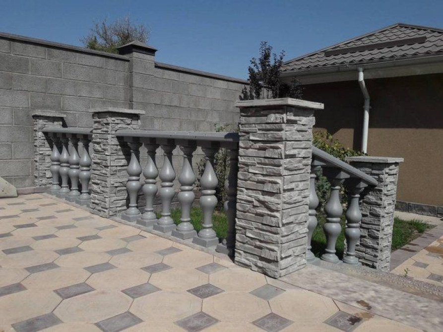 Фото наши!!!Фасадный искусственный декоративный камень из бетона в Бишкек - изображение 1