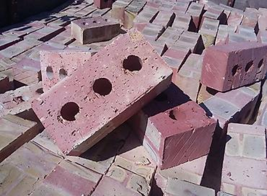 Керамический, Рифленый, Пустотелый, дырчатый кирпич, Одинарный, 250×120×65 Бишкек - изображение 2