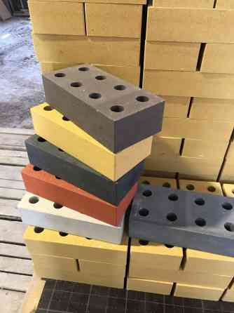 Кирпич облицовочный, гиперпрессованный, супергладкий, основа Бишкек