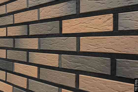 Клинкерный, Рифленый, Пустотелый, дырчатый кирпич, Евро, 250×60×65 Бишкек