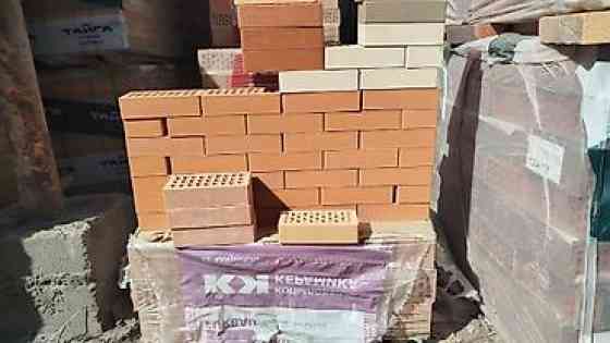 Клинкерный, Гладкий, Пустотелый, дырчатый кирпич, Евро, 250×60×65 Бишкек