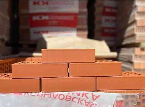 Керамический, Гладкий, Полнотелый, таблетка кирпич, Евро, 250×65×60 Бишкек